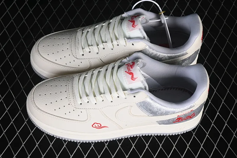 All Categories Nk Air Force 1 Air Force Series Nk Air Force 1 Low Air Force Low Nike Air Force 1'07 Low Year of the Horse Limited Beige Silver Gray Air Force One Low Casual Shoes DF0188-141